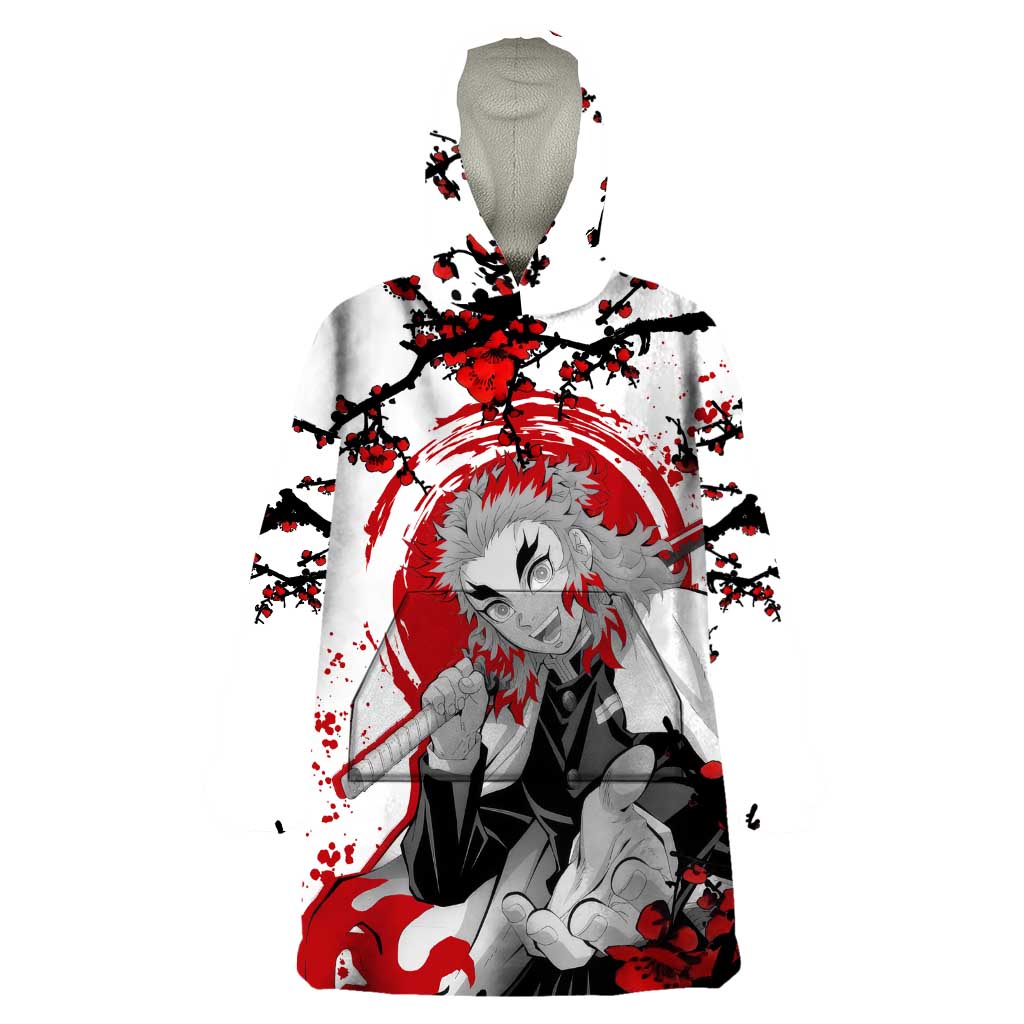 Kyojuro Rengoku - Demon Slayer Wearable Blanket Hoodie Anime Japan Style