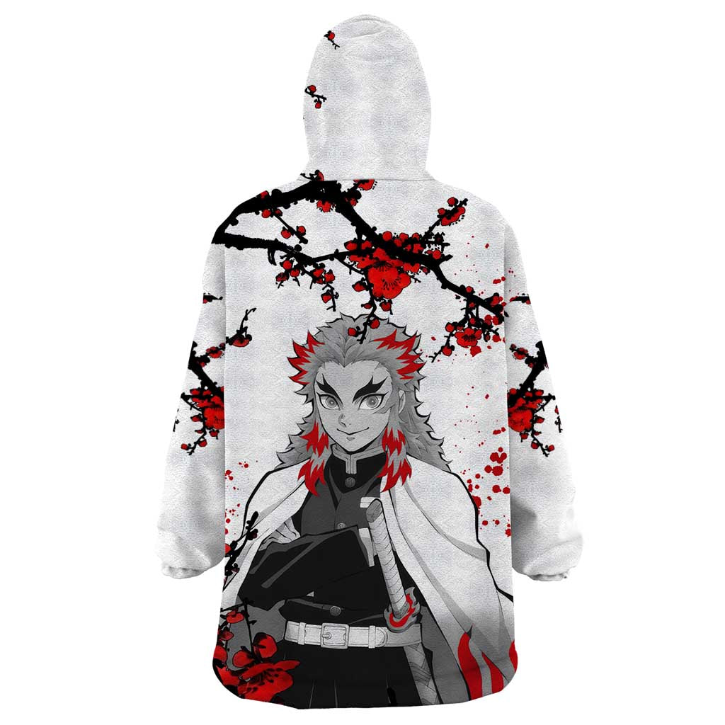 Kyojuro Rengoku - Demon Slayer Wearable Blanket Hoodie Anime Japan Style