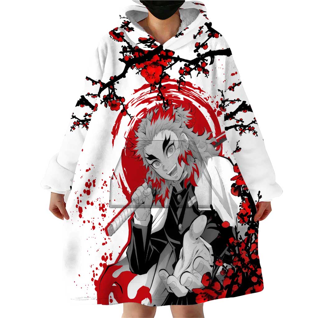 Kyojuro Rengoku - Demon Slayer Wearable Blanket Hoodie Anime Japan Style