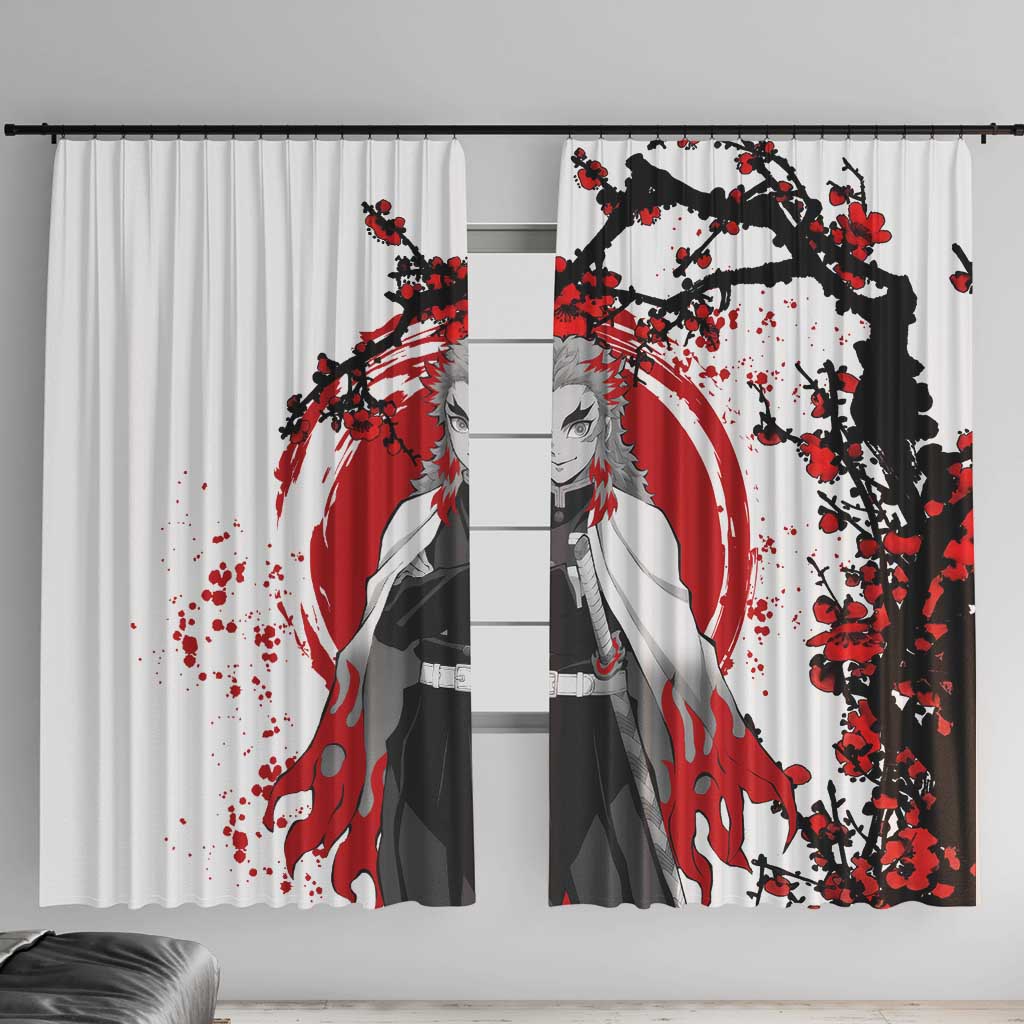 Kyojuro Rengoku - Demon Slayer Window Curtain Anime Japan Style