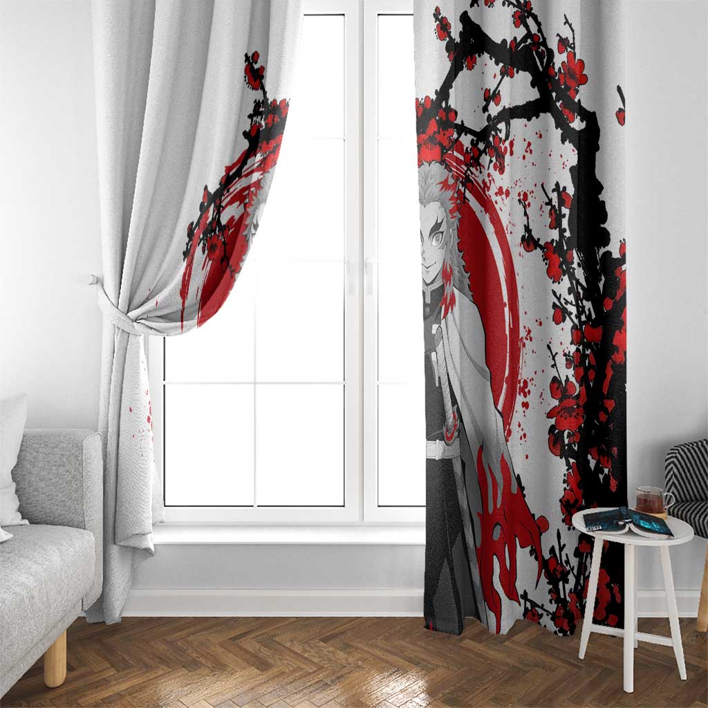 Kyojuro Rengoku - Demon Slayer Window Curtain Anime Japan Style