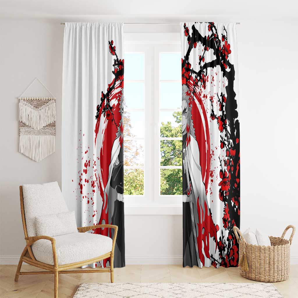 Kyojuro Rengoku - Demon Slayer Window Curtain Anime Japan Style