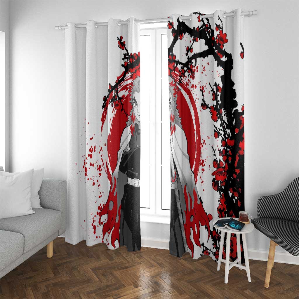 Kyojuro Rengoku - Demon Slayer Window Curtain Anime Japan Style