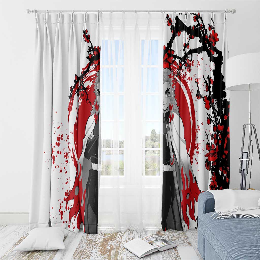 Kyojuro Rengoku - Demon Slayer Window Curtain Anime Japan Style