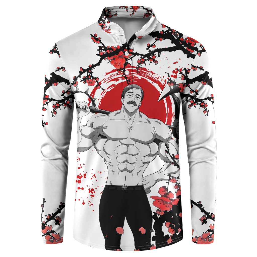 Escanor - Nanatsu no Taizai Button Sweatshirt Anime Japan Style