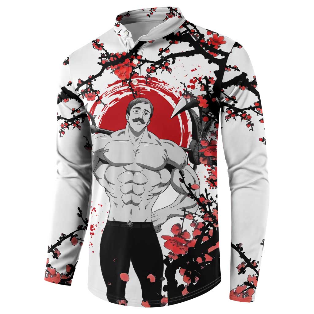 Escanor - Nanatsu no Taizai Button Sweatshirt Anime Japan Style