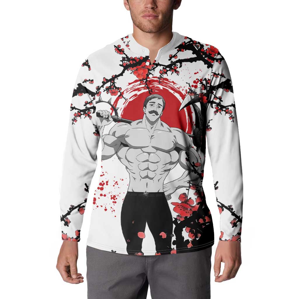 Escanor - Nanatsu no Taizai Button Sweatshirt Anime Japan Style