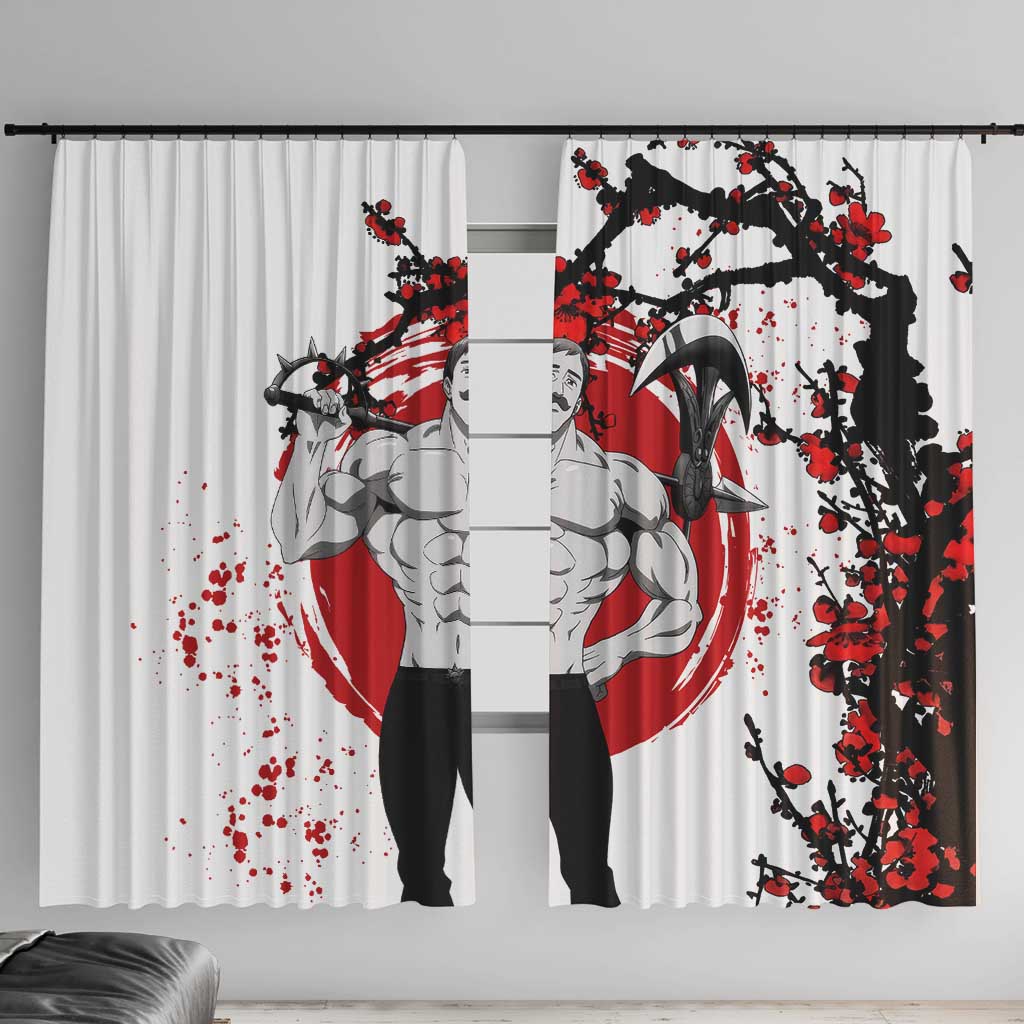 Escanor - Nanatsu no Taizai Window Curtain Anime Japan Style
