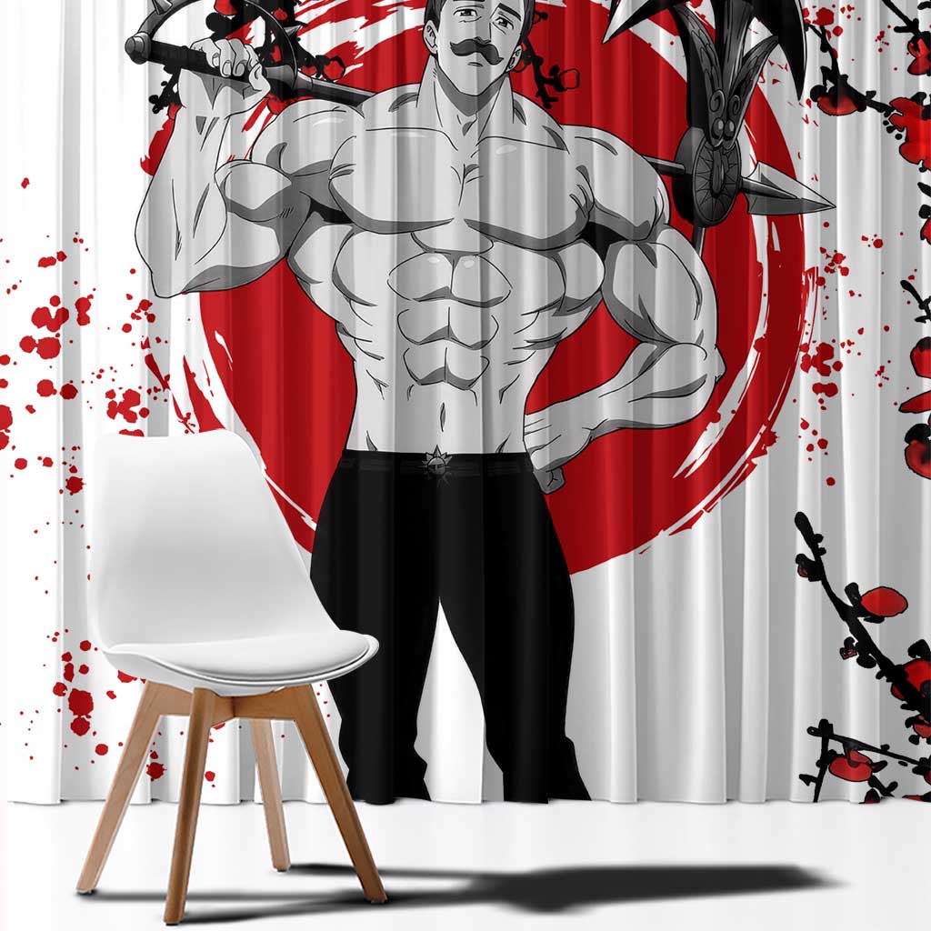 Escanor - Nanatsu no Taizai Window Curtain Anime Japan Style