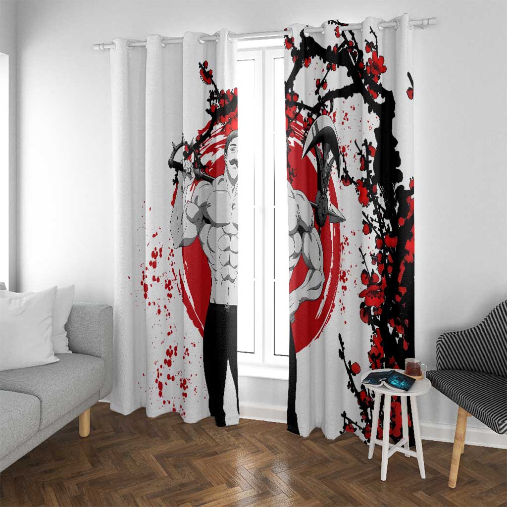 Escanor - Nanatsu no Taizai Window Curtain Anime Japan Style