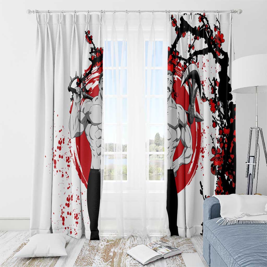 Escanor - Nanatsu no Taizai Window Curtain Anime Japan Style
