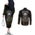 skull-mable-golden-abstract-art-couples-matching-off-the-shoulder-long-sleeve-dress-and-long-sleeve-button-shirts-fuck-you-excuses-learn-to-admit-when-you-fuck-up