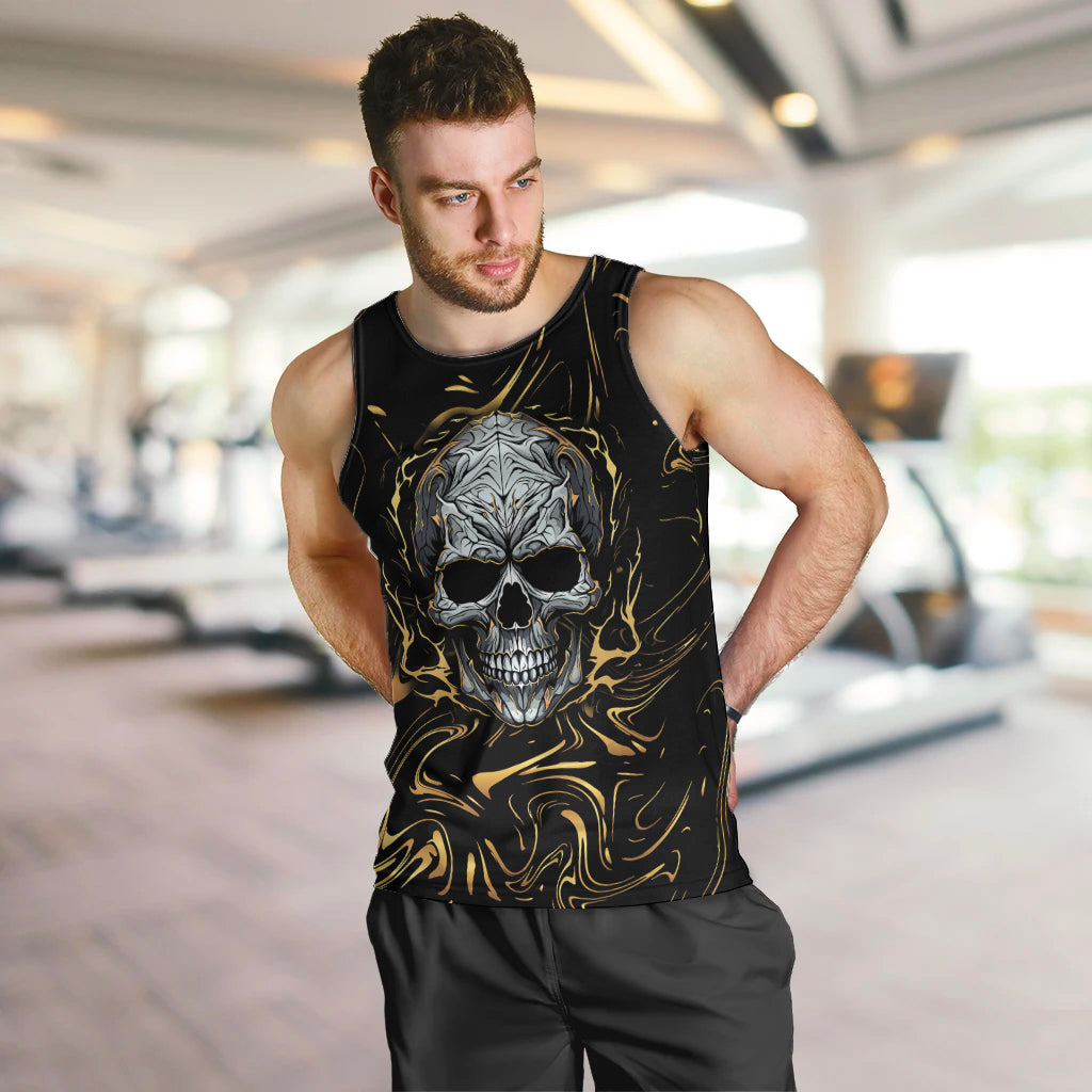 skull-mable-golden-abstract-art-men-tank-top-fuck-you-excuses-learn-to-admit-when-you-fuck-up