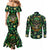 skull-and-shamrock-leaf-pattern-couples-matching-mermaid-dress-and-long-sleeve-button-shirts-good-luck