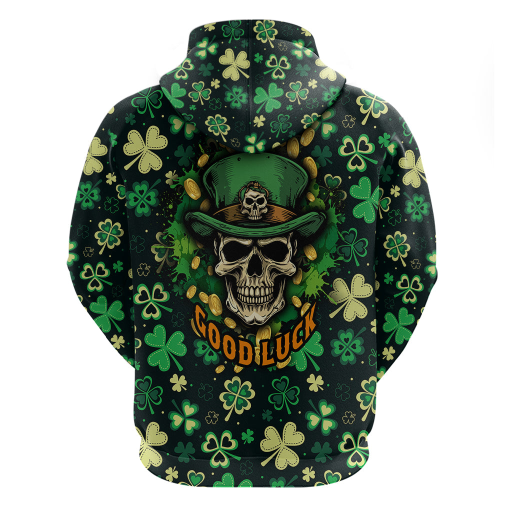 skull-and-shamrock-leaf-pattern-hoodie-good-luck