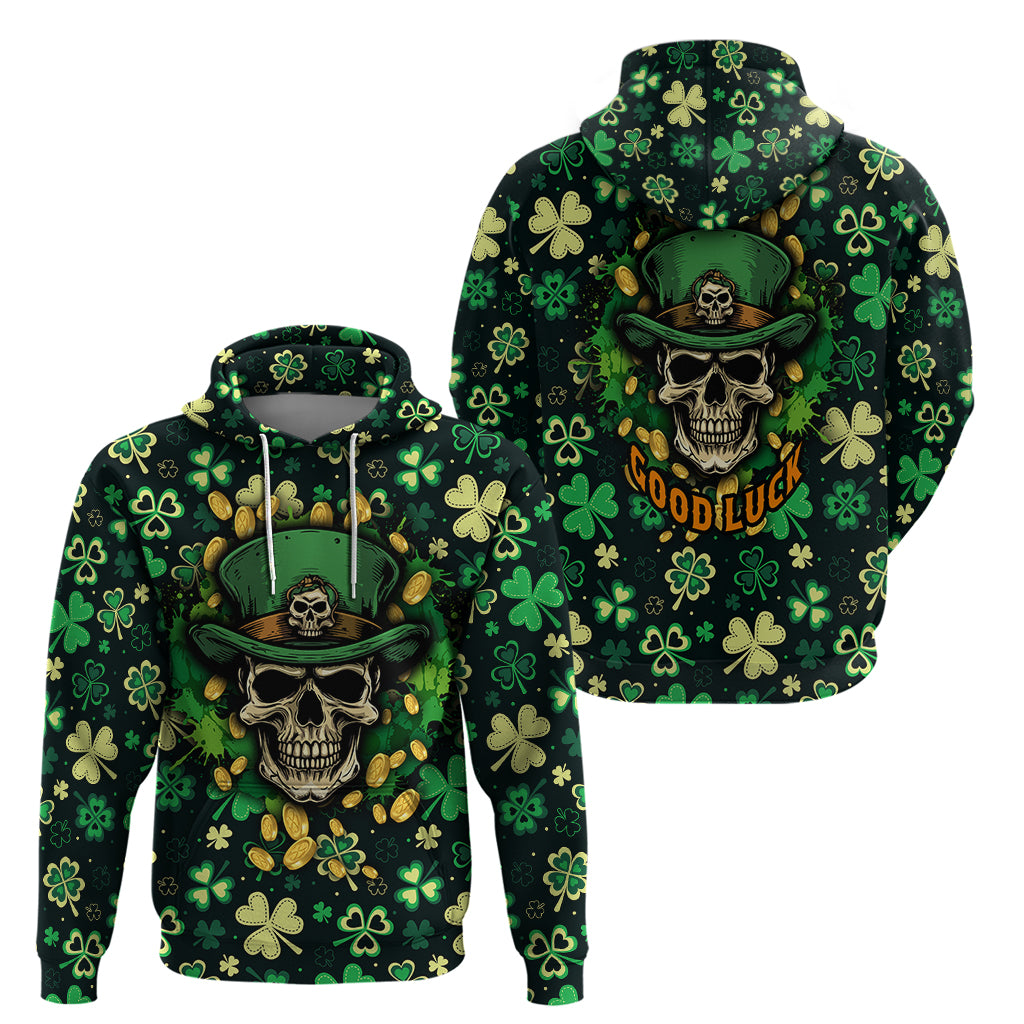 skull-and-shamrock-leaf-pattern-hoodie-good-luck