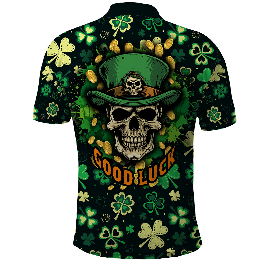 skull-and-shamrock-leaf-pattern-polo-shirt-good-luck