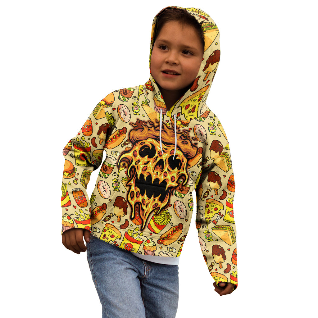 skull-pizza-pattern-kid-hoodie-rest-in-pizza