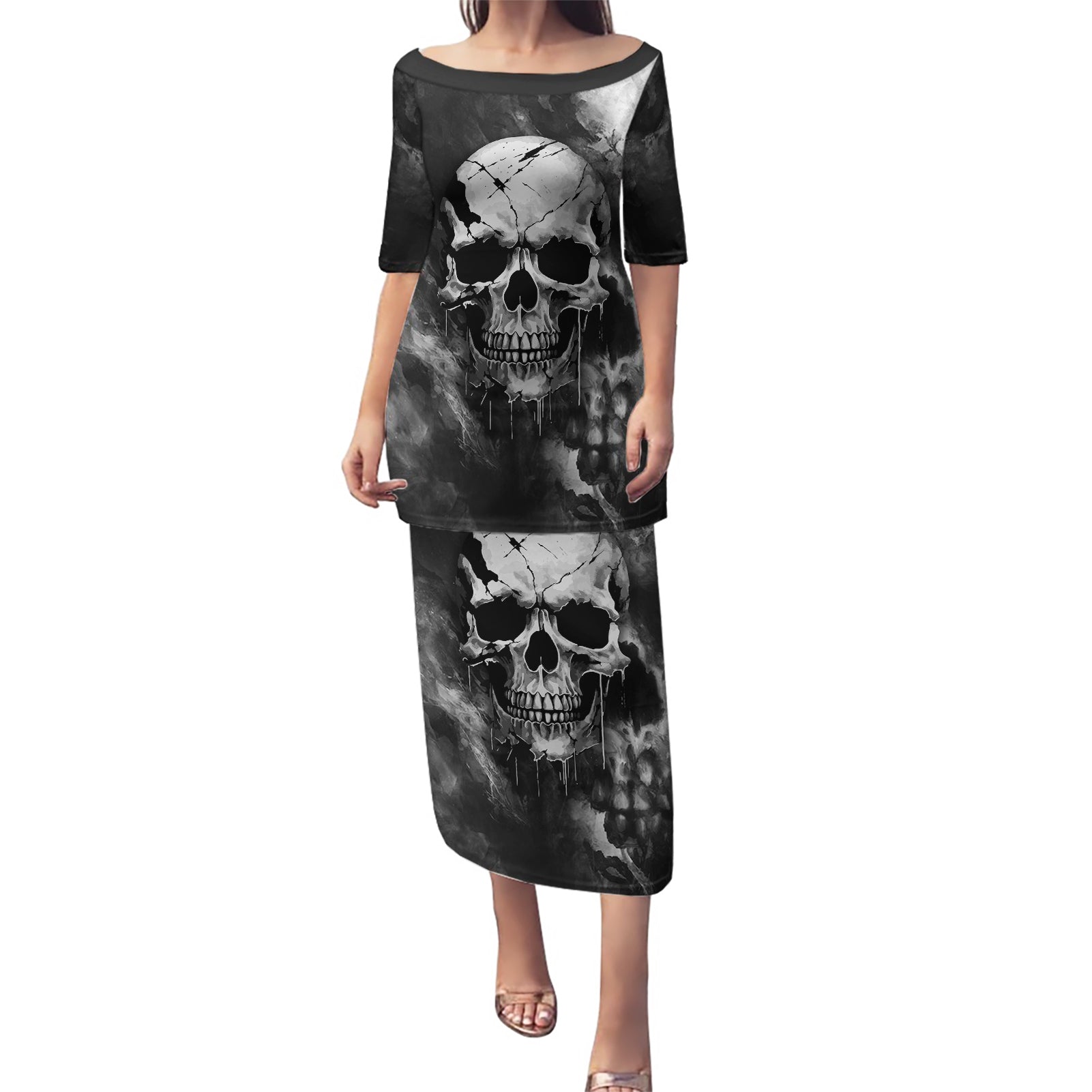 skull-grunge-pattern-puletasi-warning-im-an-asshole