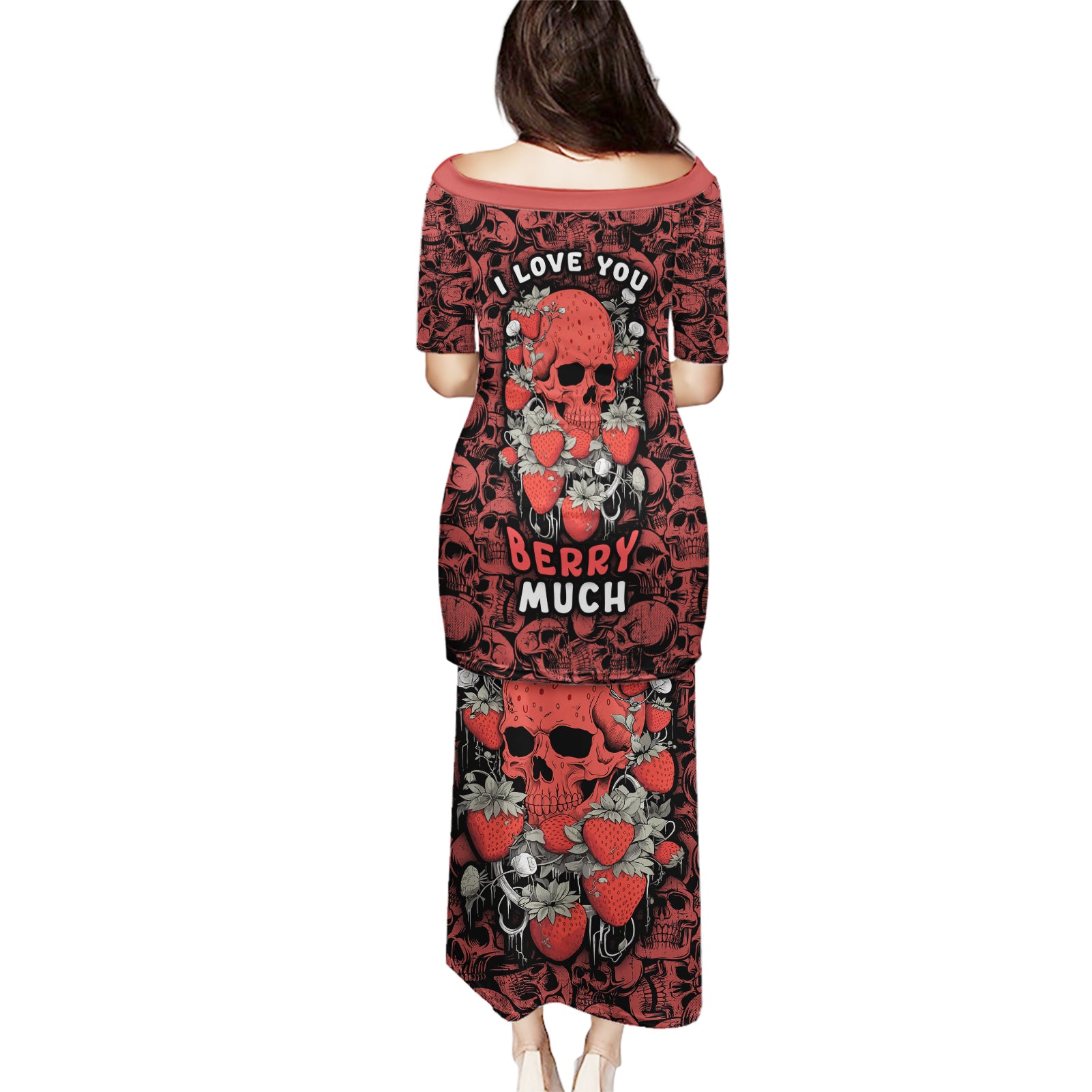 skull-pattern-puletasi-i-love-you-berry-much
