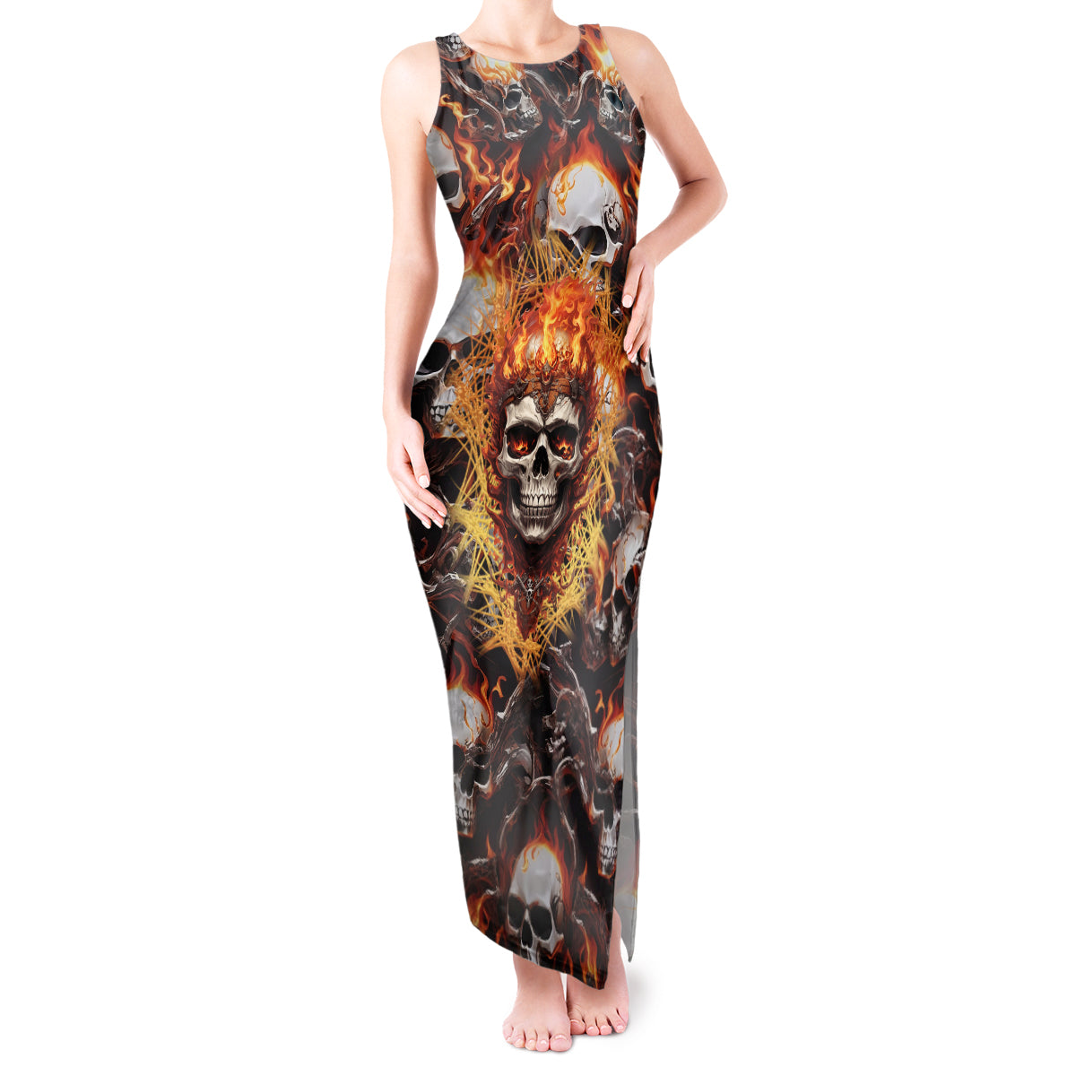 flaming-skull-tank-maxi-dress-judge-me-when-youre-perfect-otherwise-shut-up