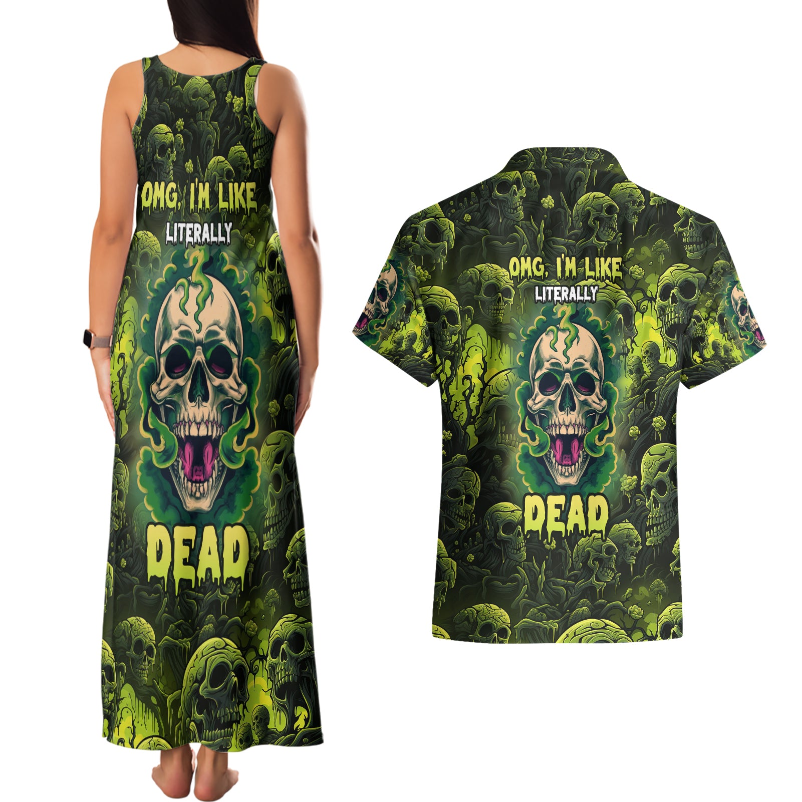 zombie-skull-couples-matching-tank-maxi-dress-and-hawaiian-shirt-im-like-literally-dead