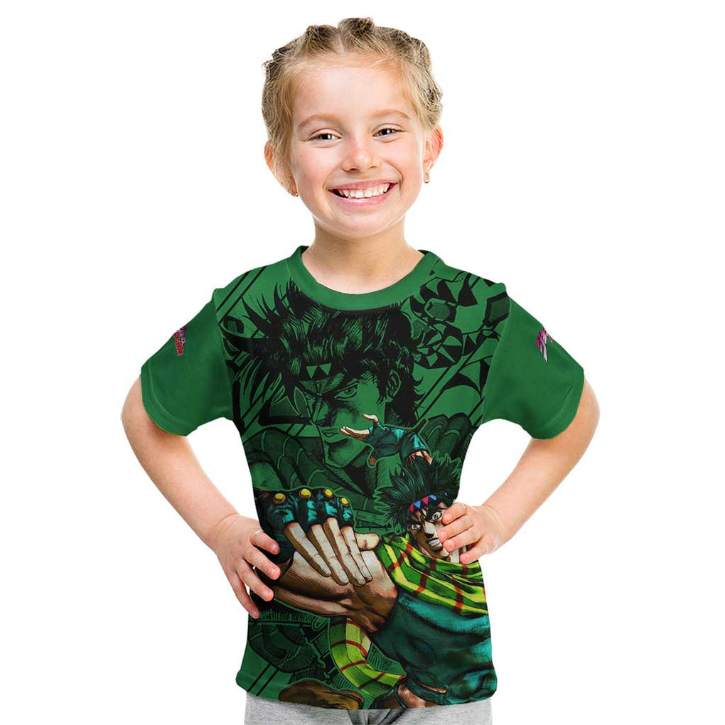 Joseph Joestar - JoJo's Bizarre Adventure Kid T Shirt Anime Mix Black Sketch Style