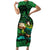 Joseph Joestar - JoJo's Bizarre Adventure Short Sleeve Bodycon Dress Anime Mix Black Sketch Style