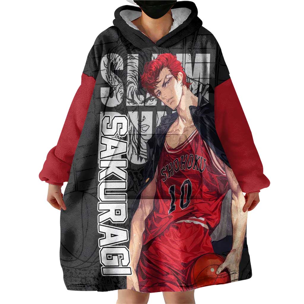 Sakuragi - Slam Dunk Wearable Blanket Hoodie Anime Style