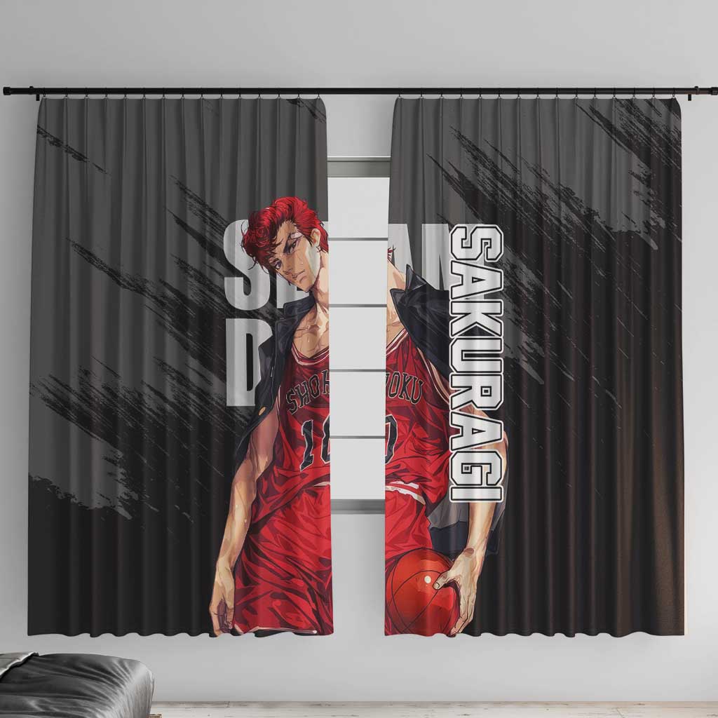 Sakuragi - Slam Dunk Window Curtain Anime Style