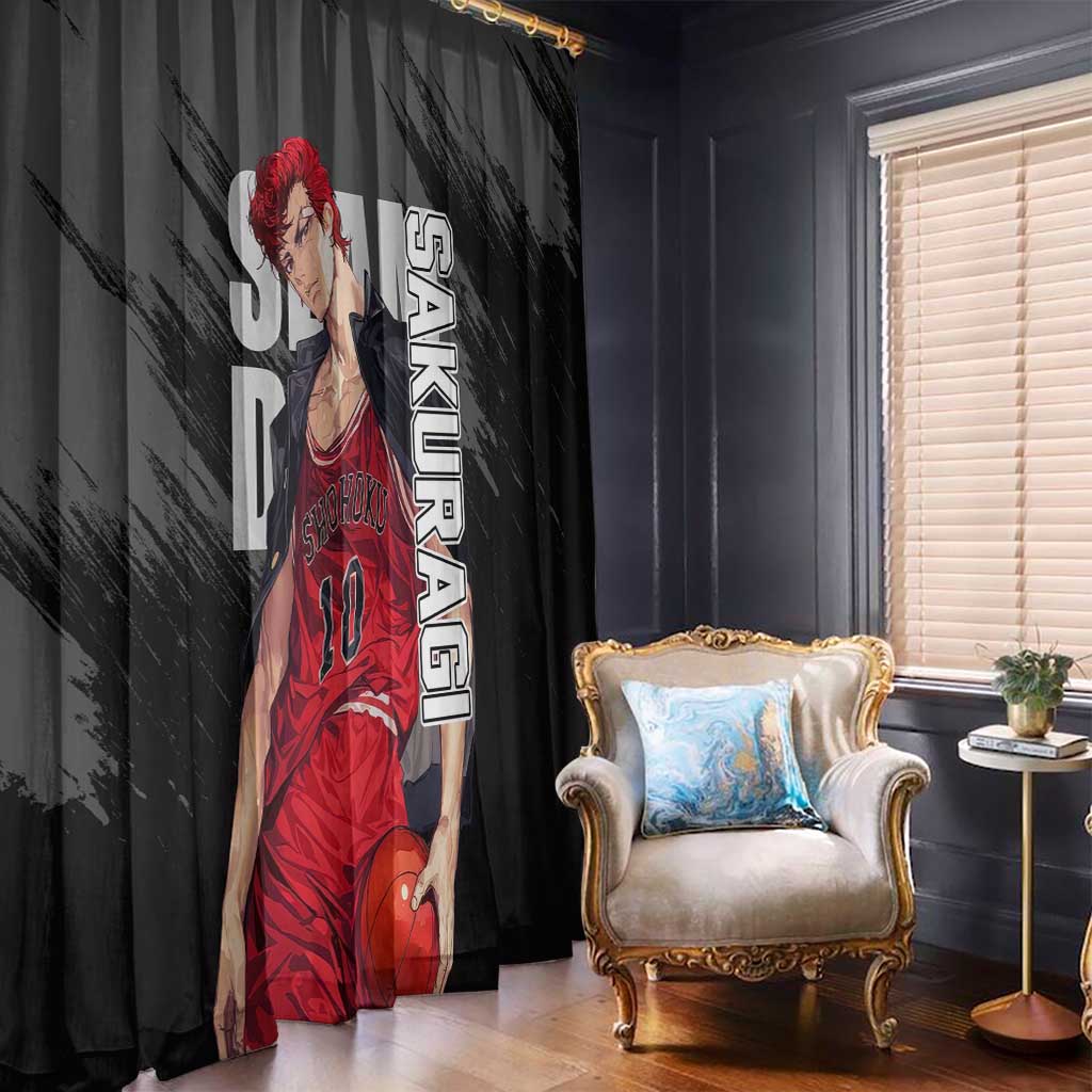 Sakuragi - Slam Dunk Window Curtain Anime Style