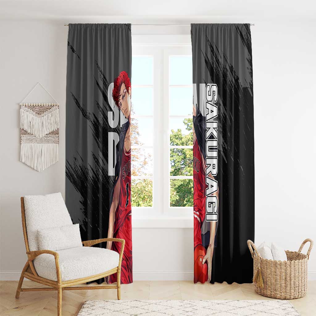 Sakuragi - Slam Dunk Window Curtain Anime Style