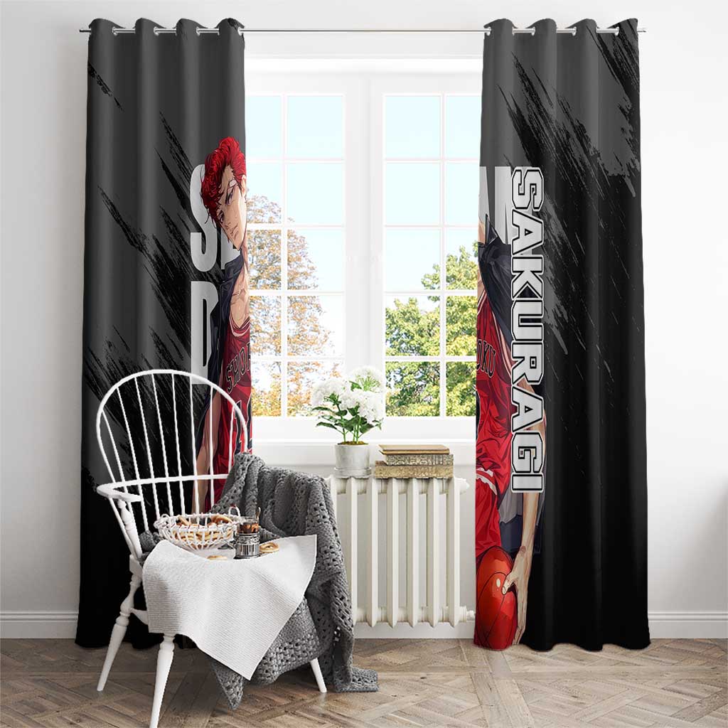 Sakuragi - Slam Dunk Window Curtain Anime Style