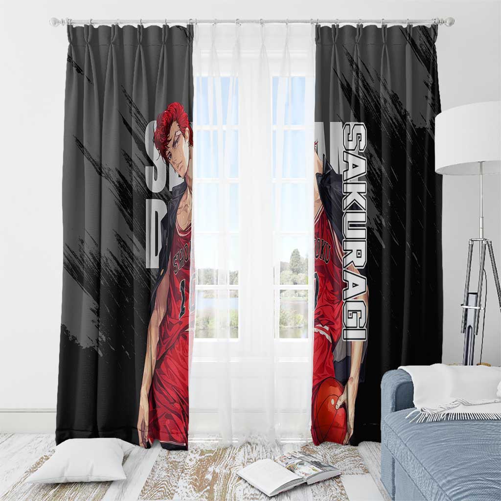 Sakuragi - Slam Dunk Window Curtain Anime Style
