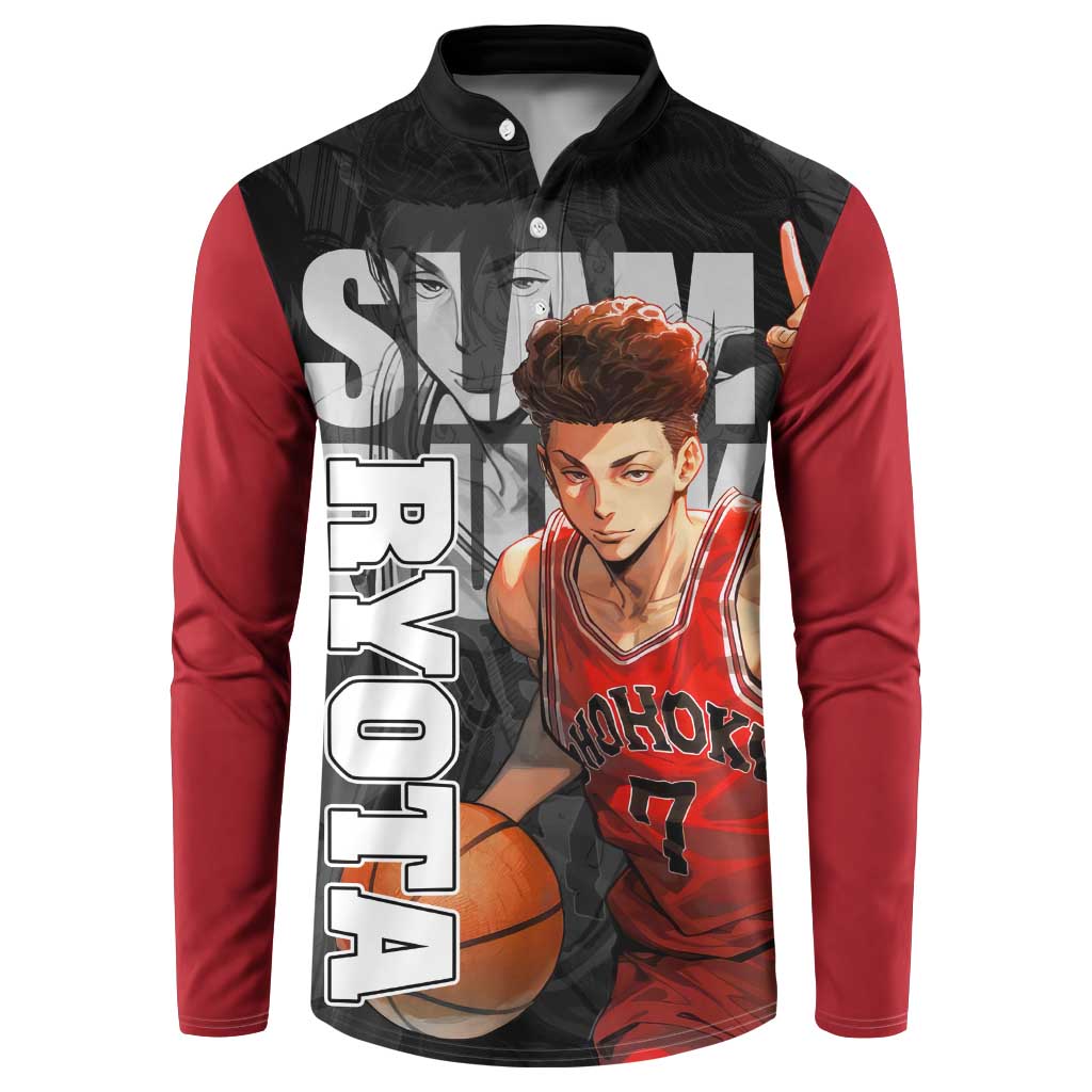 Miyagi Ryota - Slam Dunk Button Sweatshirt Anime Style