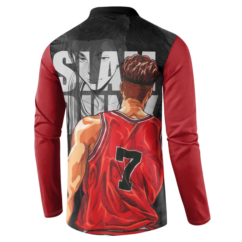 Miyagi Ryota - Slam Dunk Button Sweatshirt Anime Style
