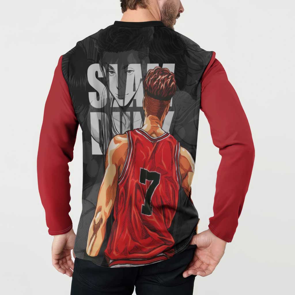 Miyagi Ryota - Slam Dunk Button Sweatshirt Anime Style