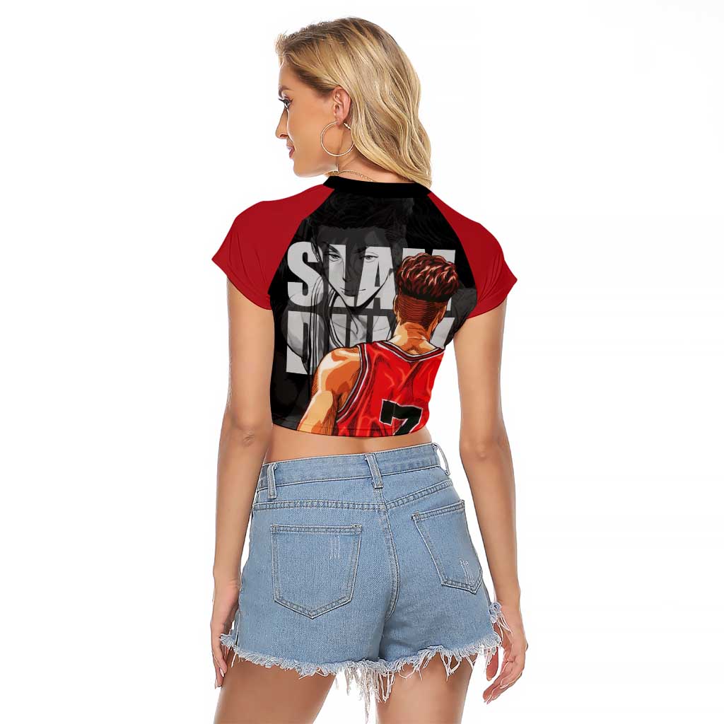 Miyagi Ryota - Slam Dunk Raglan Cropped T Shirt Anime Style