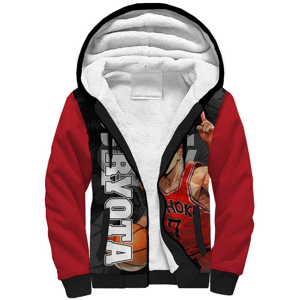 Miyagi Ryota - Slam Dunk Sherpa Hoodie Anime Style