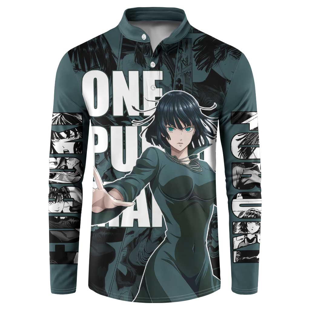 Fubuki - One Punch Man Button Sweatshirt Anime Style