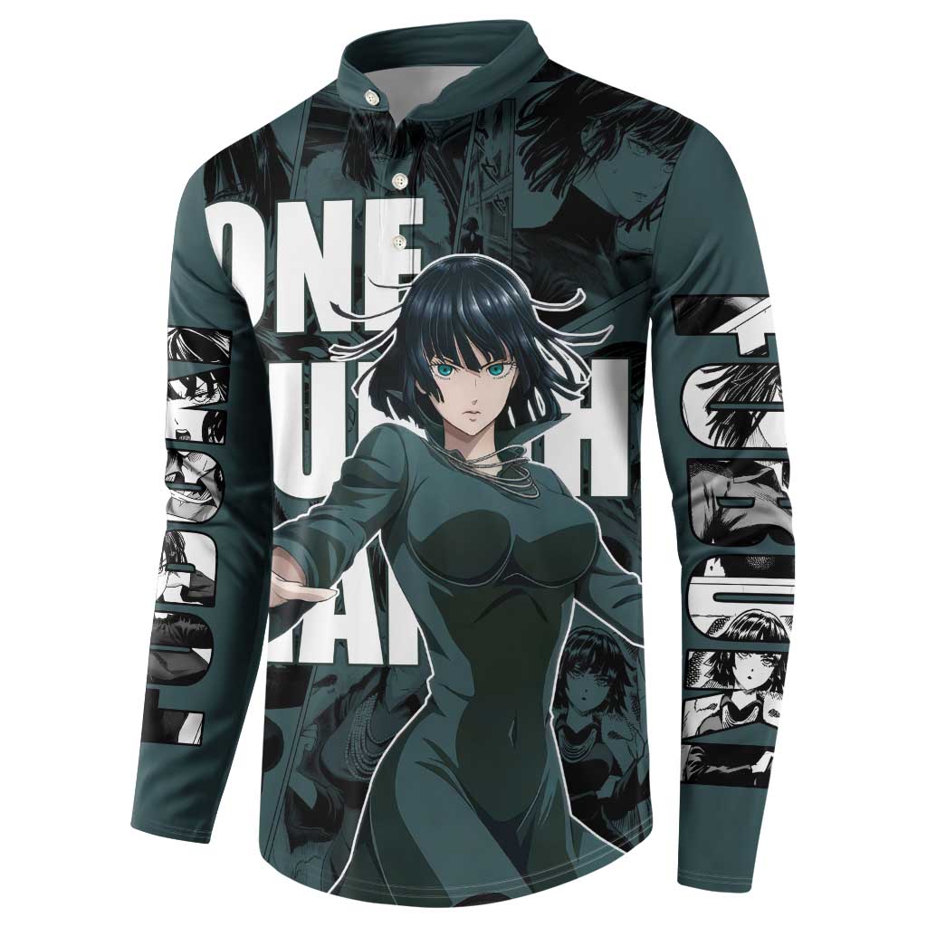 Fubuki - One Punch Man Button Sweatshirt Anime Style