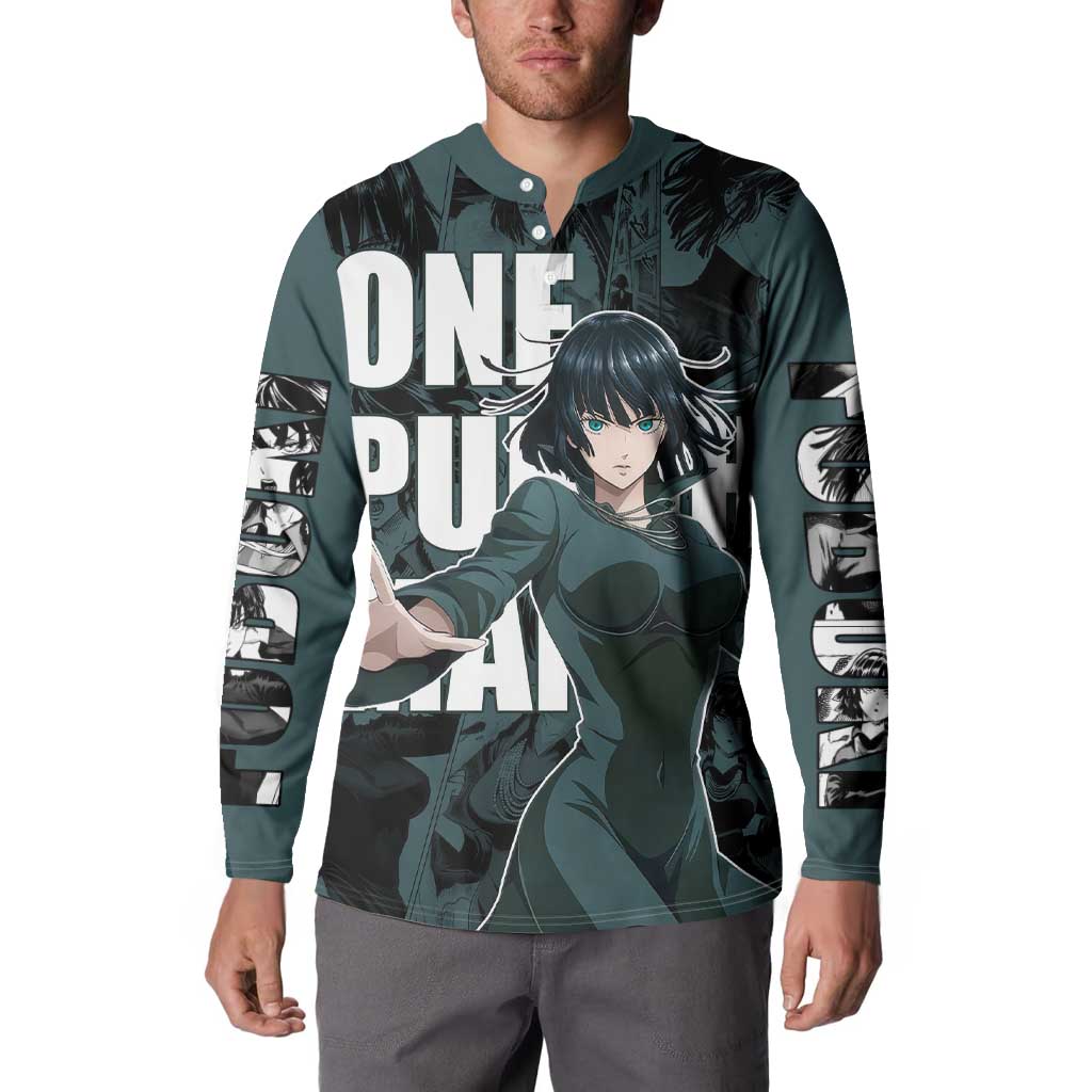 Fubuki - One Punch Man Button Sweatshirt Anime Style