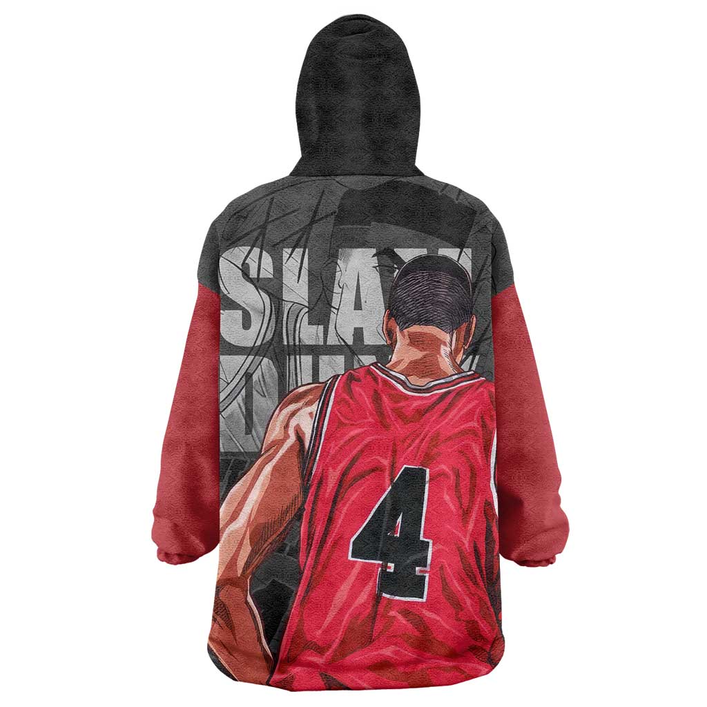 Akagi Takenori - Slam Dunk Wearable Blanket Hoodie Anime Style