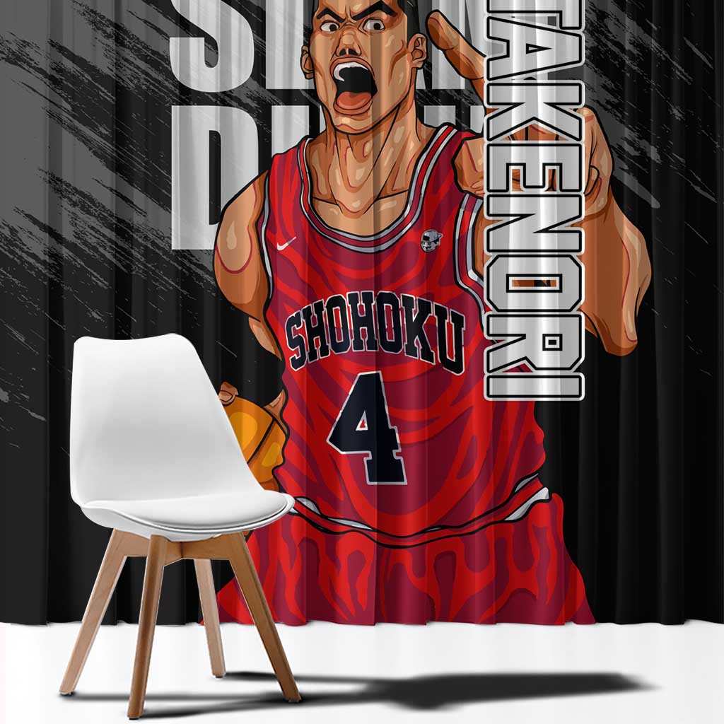 Akagi Takenori - Slam Dunk Window Curtain Anime Style