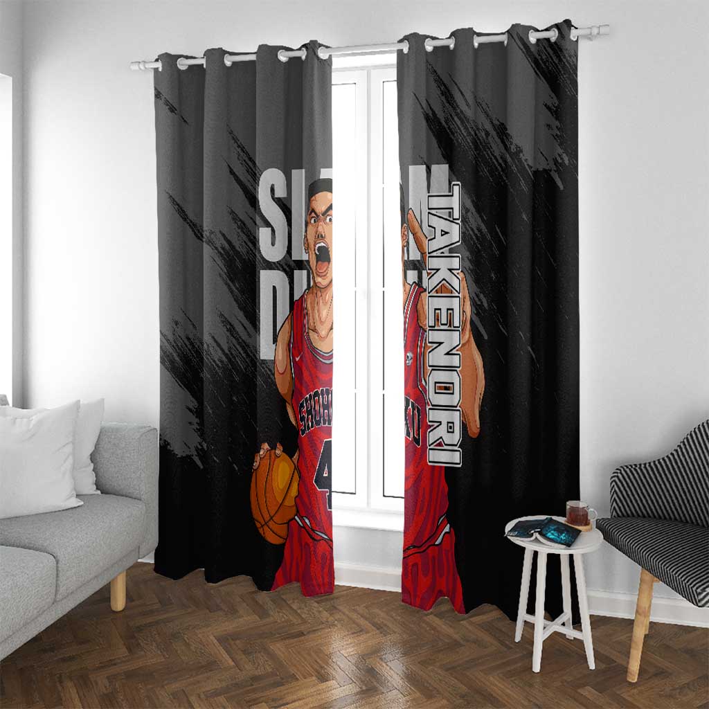 Akagi Takenori - Slam Dunk Window Curtain Anime Style