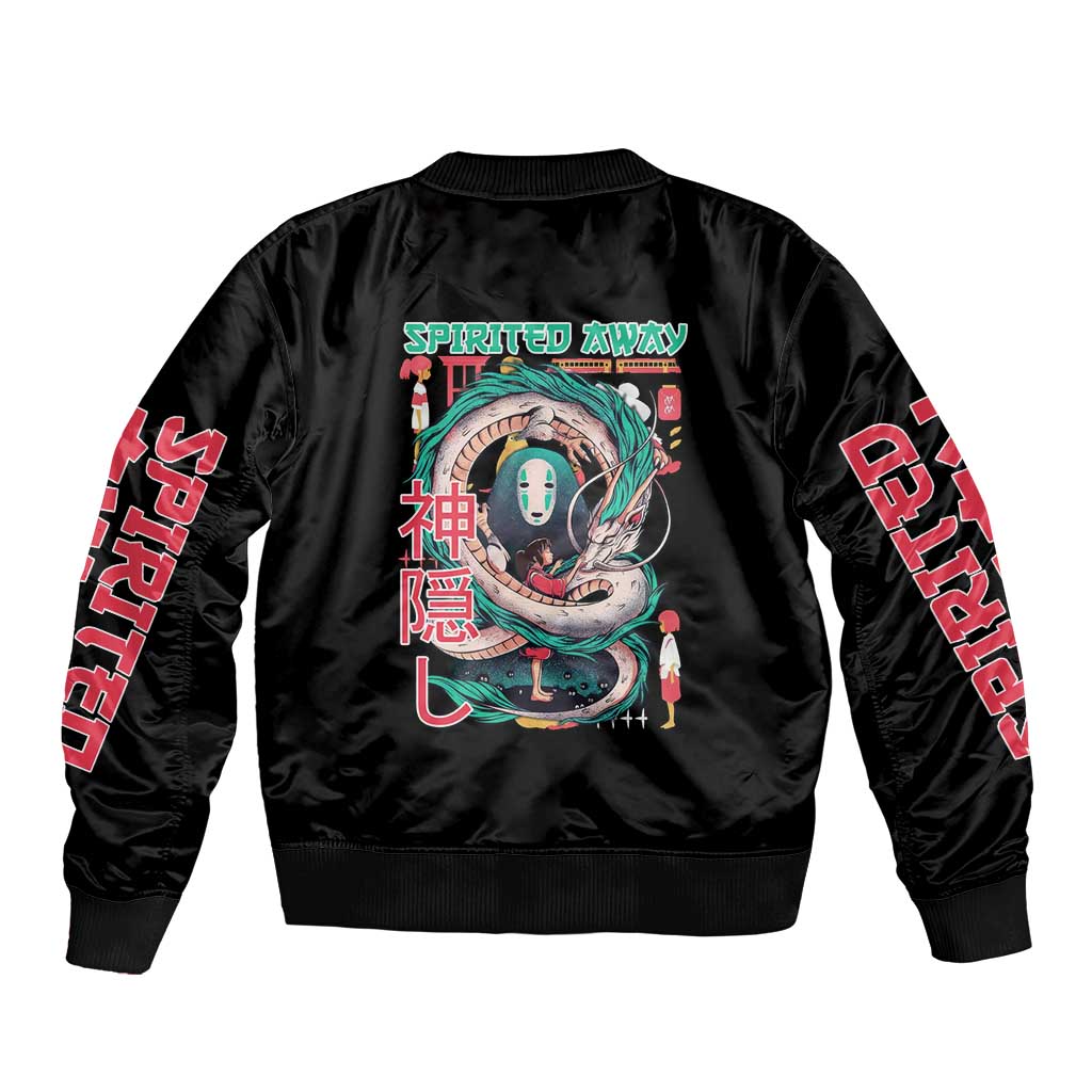 Spirited Away Studio Ghibli Bomber Jacket Anime Style