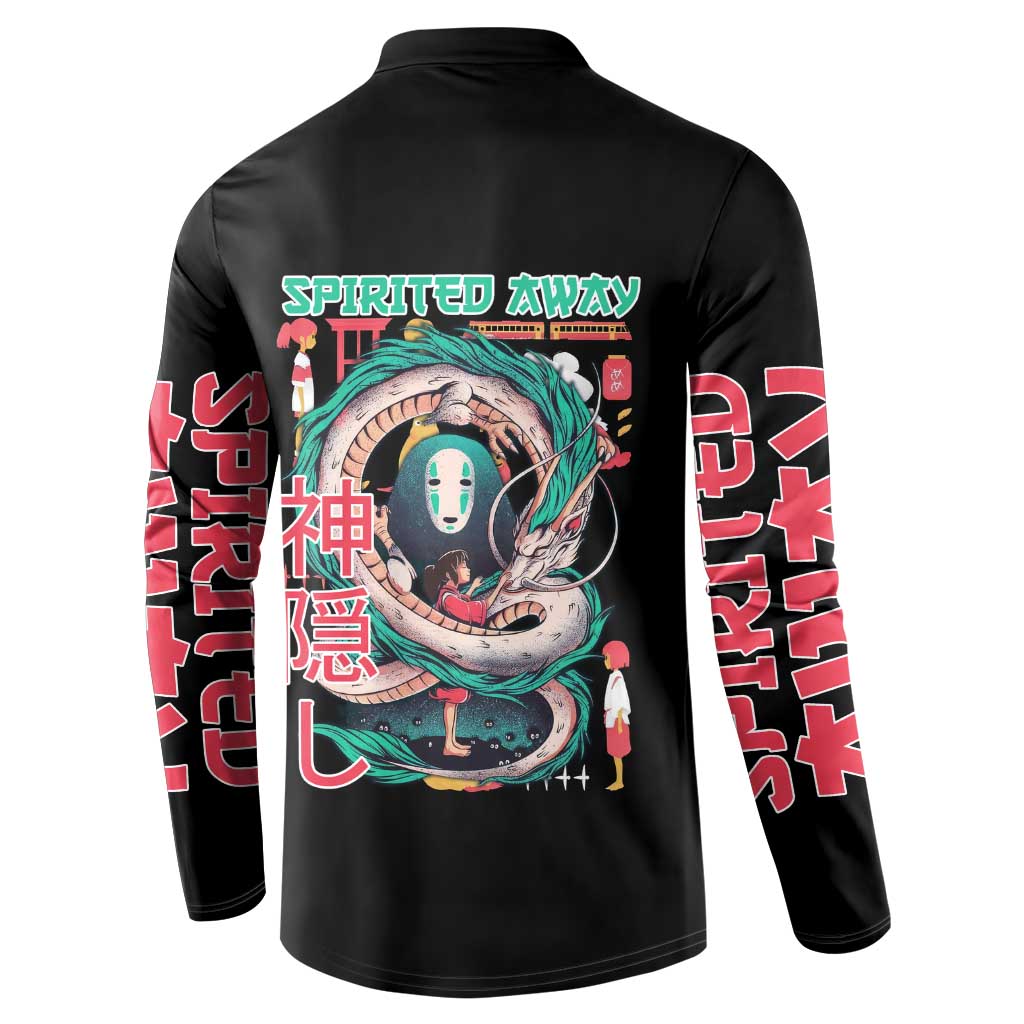 Spirited Away Studio Ghibli Button Sweatshirt Anime Style