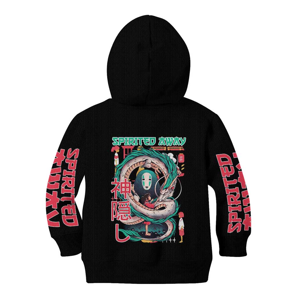 Spirited Away Studio Ghibli Kid Hoodie Anime Style