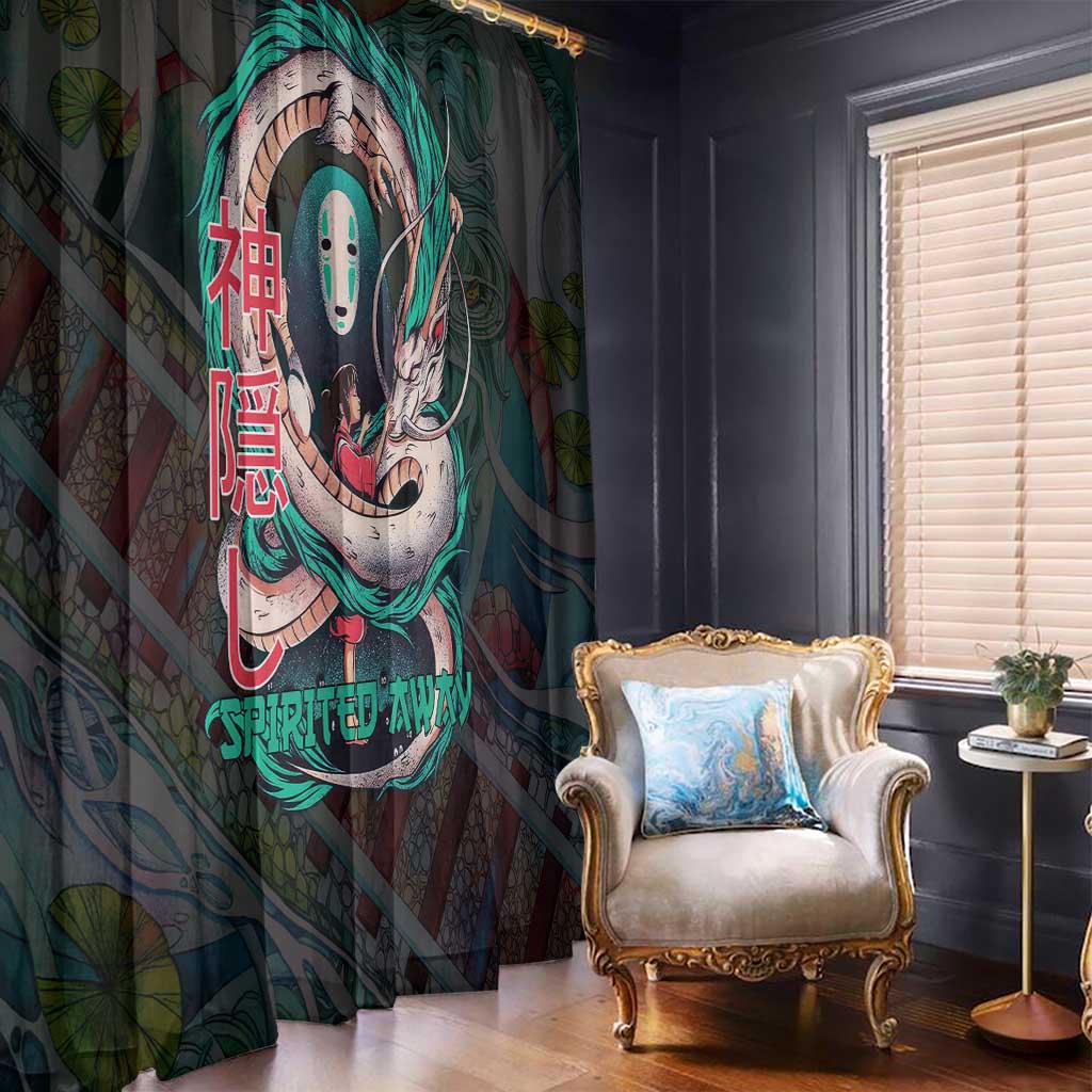 Spirited Away Studio Ghibli Window Curtain Anime Style