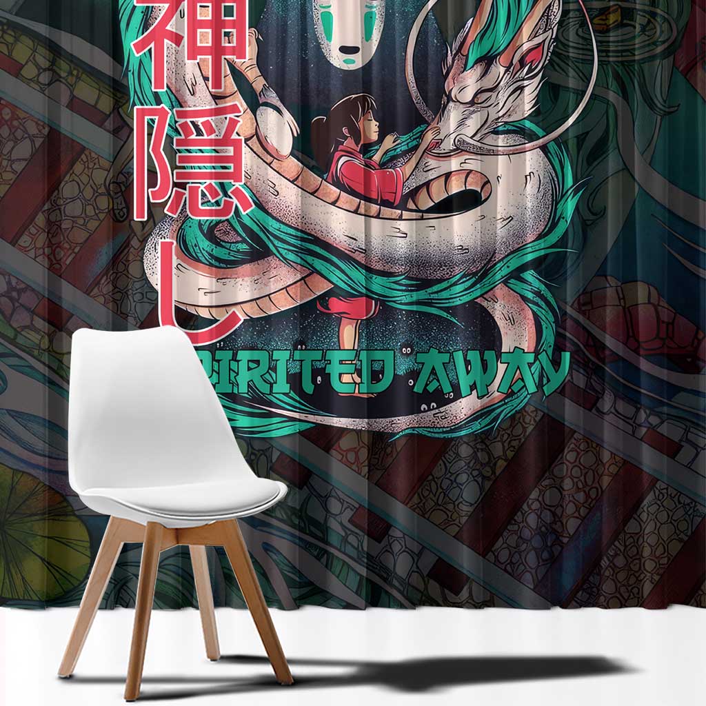 Spirited Away Studio Ghibli Window Curtain Anime Style